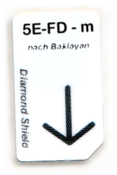 5 Elements Fire D Chipcard 5 Elemente-Feuer-Dämpfung Chipcard nach Baklayan