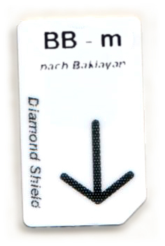 BB - m Chipcard BB - m Chipcard nach Baklayan für Diamond Shield Zapper