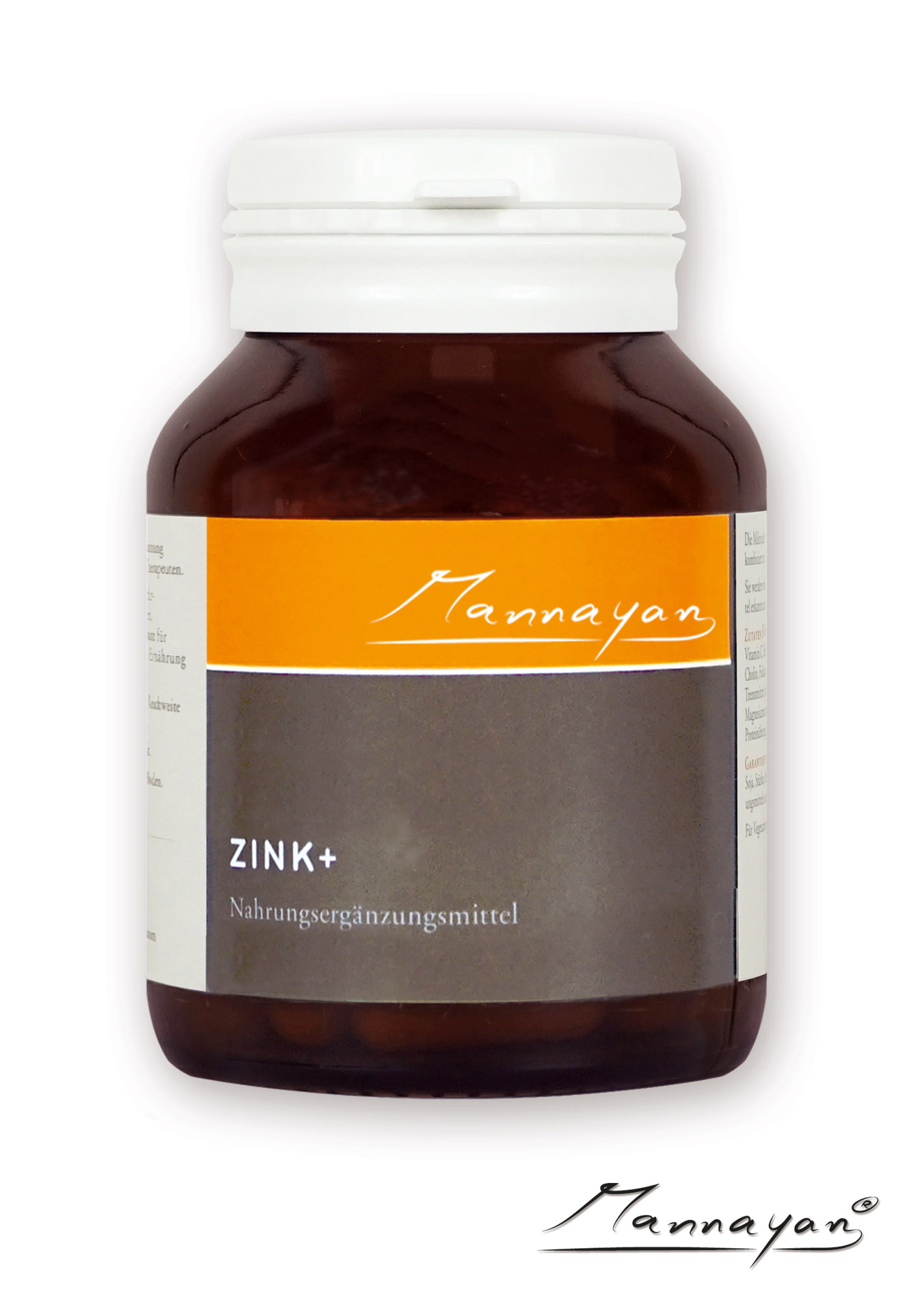 Mannayan ZINC + (60 tablets) Zink+ von Mannayan
