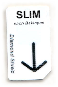 SLIM Chipcard SLIM Chipcard nach Baklayan für Diamond Shield Zapper