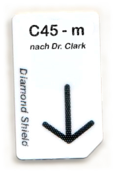 C45 - m Chipcard nach Dr. Clark für Diamond Shield Zapper