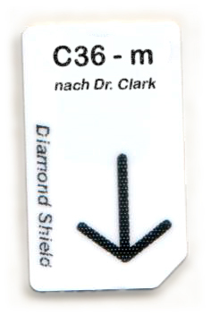 C36 - m Chipcad nach Cr. Clark für Diamond Shield Zapper