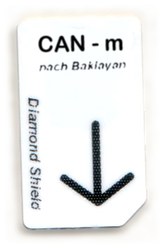 CAN - m Chipcard nach Baklayan für Diamond Shield Zapper