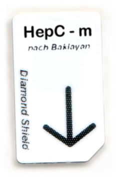 Hep C - m Chipcard HepC - m Chipcard nach Baklayan für Diamond Shield Zapper