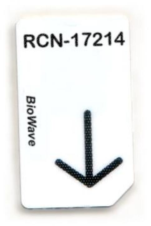 RCN-17214-BW Chipcard für BIoWave Zapper