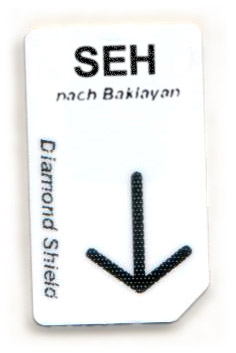 Seh - m Chipcard SEH Chipcard nach Baklayan für Diamond Shield Zapper