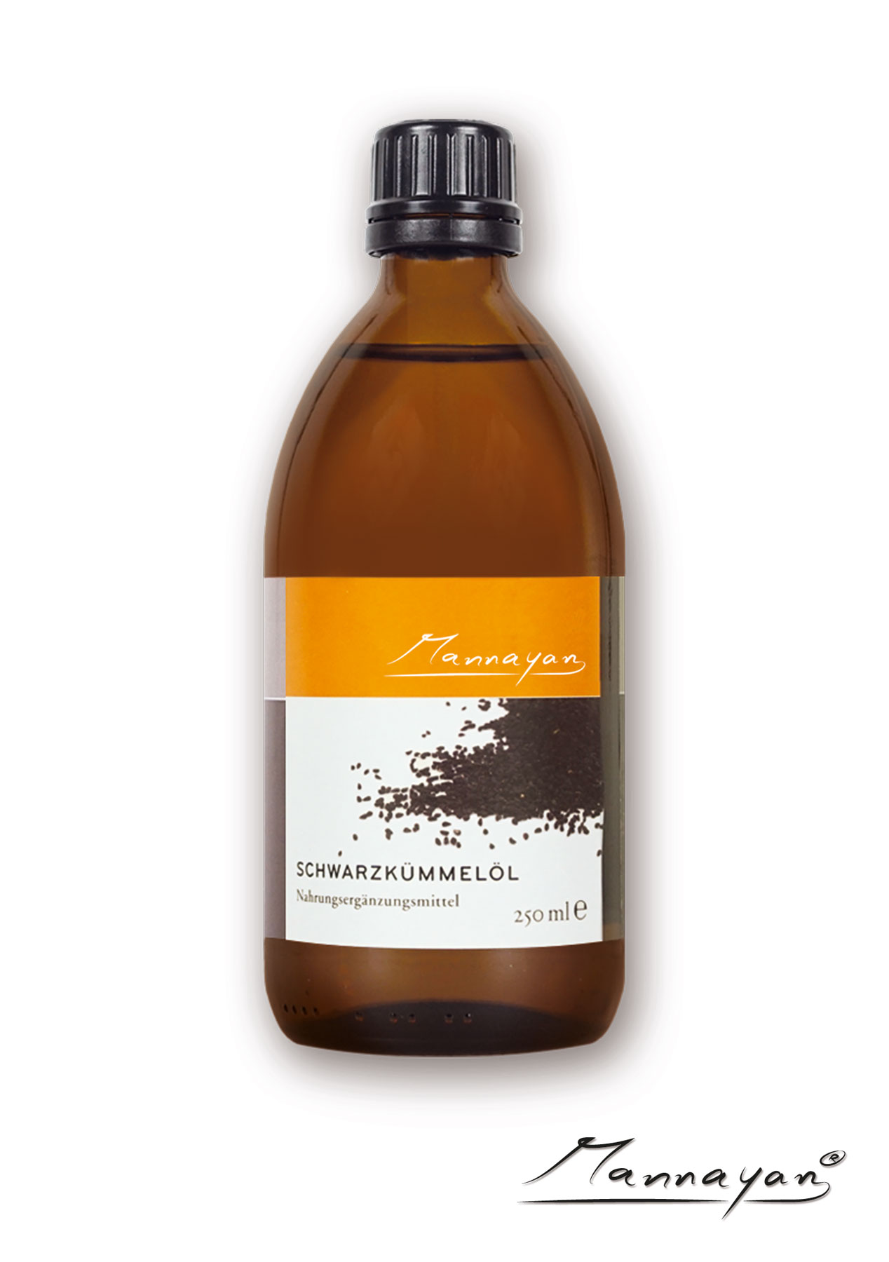 Mannayan Bio-Schwarzkümmelöl (black seed oil) 250 ml Schwarzkümmelöl von Mannayan