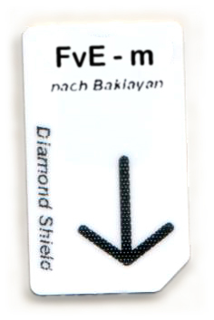 FvE - m Chipcard  FvE - m Chipcard nach Baklayan für Diamond Shield Zapper