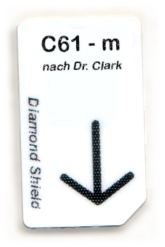 C61 - m Chipcard nach Dr. Clark für Diamond Shield Zapper