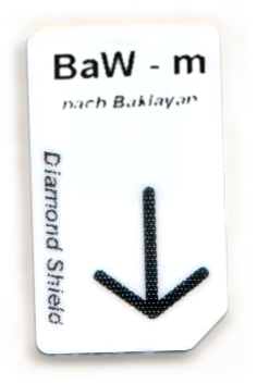 BaW - m Chipcard  BaW - m Chipcard nach Baklayan für Diamond Shield Zapper